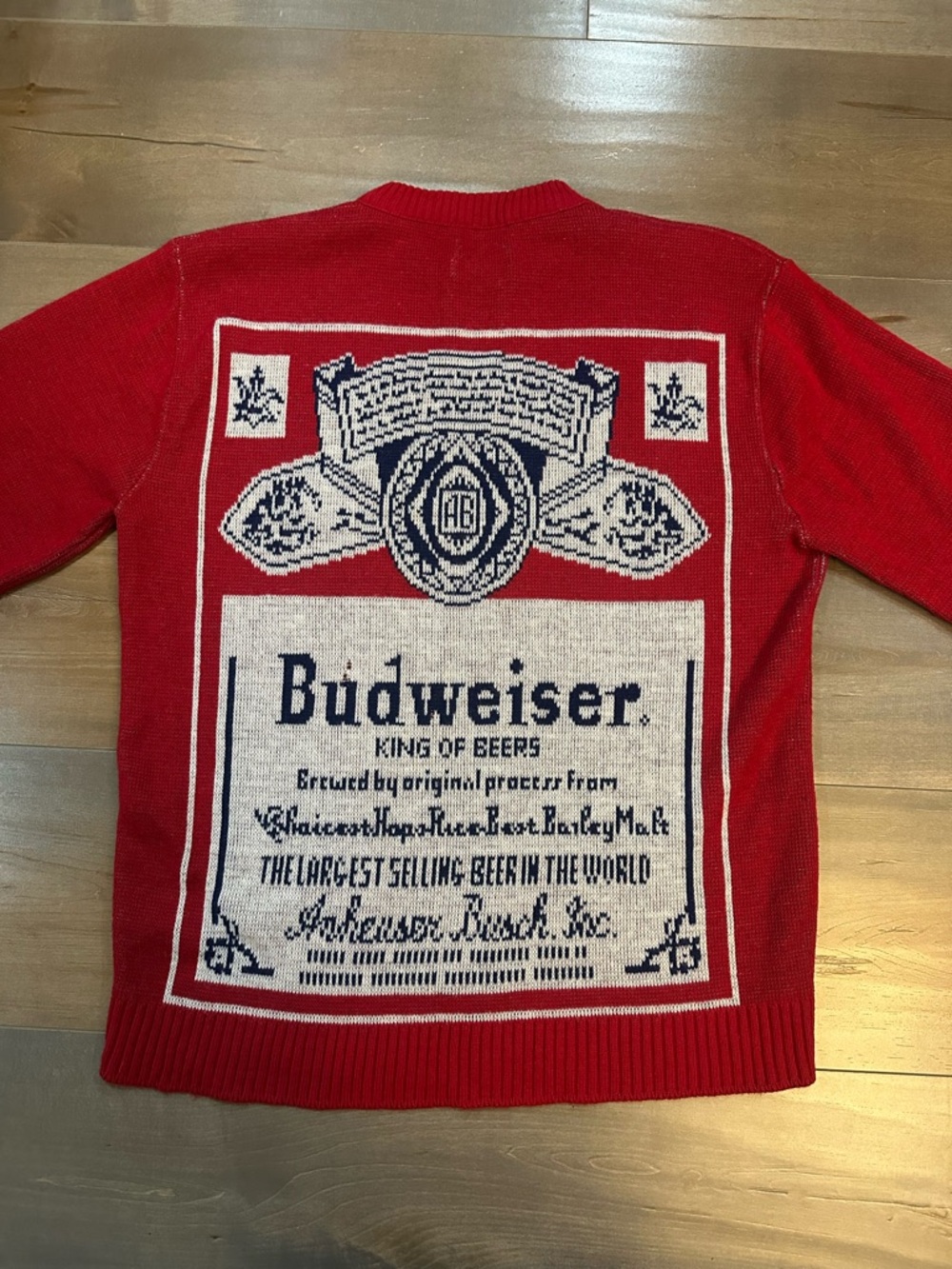 Vintage Budweiser Red Crewneck sweater - Picture 4 of 6